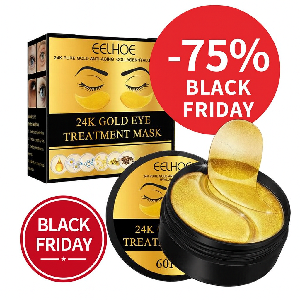 EELHOE LumiGold 24K Renewal Eye Patches – 180PCS
