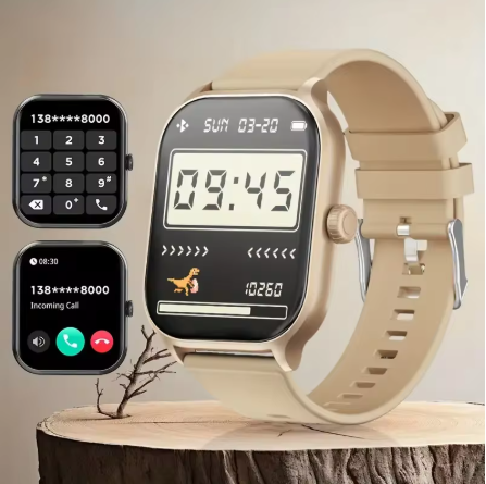 Velora X1 SmartFit Watch – 2.01" Wireless Calling Fitness Tracker with Heart Rate & Sleep Monitor (Golden)