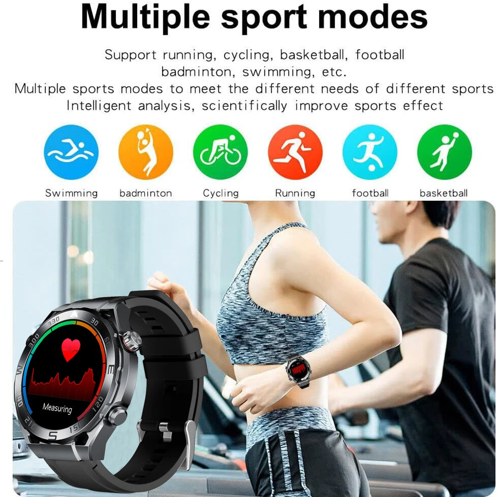 W&O X5 Pro Max Smartwatch – NFC Sports Watch with Bluetooth Calling, Health Tracking & Custom Dials for Android & iOS
