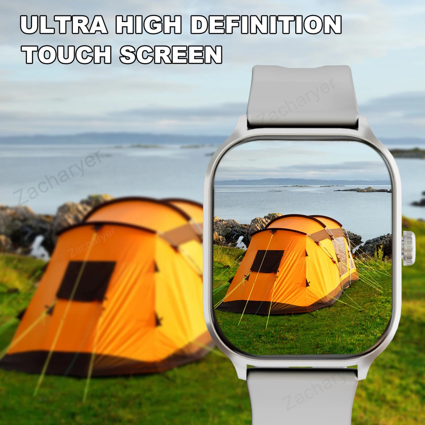 Velora X1 SmartFit Watch – 2.01" Wireless Calling Fitness Tracker with Heart Rate & Sleep Monitor (Pink)